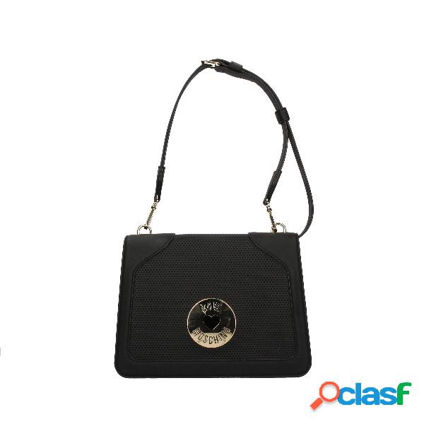 Borsa a tracolla Love Moschino nera da donna