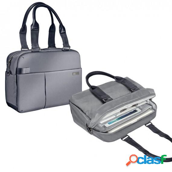 Borsa shopper Smart Traveller per PC - 13.3 - grigio - Leitz