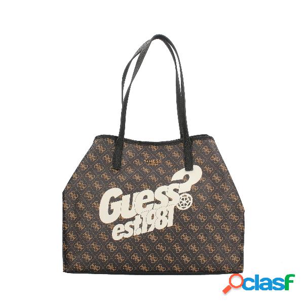 Borsa shopping in ecopelle - Marrone / TU