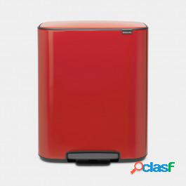 Brabantia Bo Pedal Bin 60 Litri - Passion Red