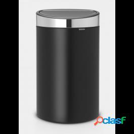 Brabantia Touch Bin New 40l, Cop. Inox Satinato Fppnero Op