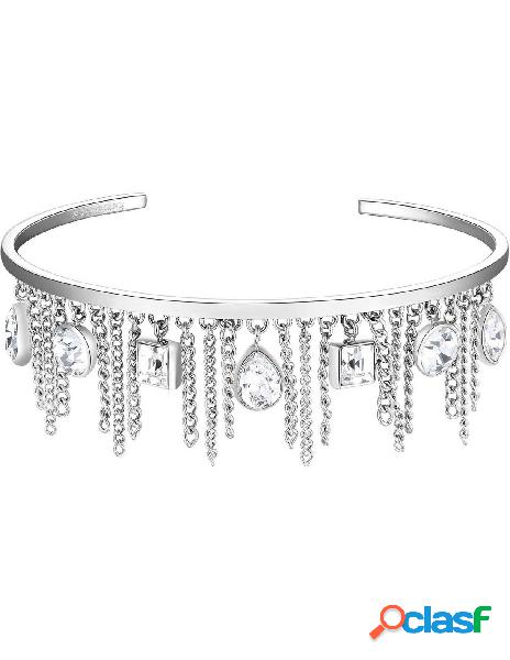 Bracciale BROSWAY RAIN acciaio e cristalli BNR15 Silver