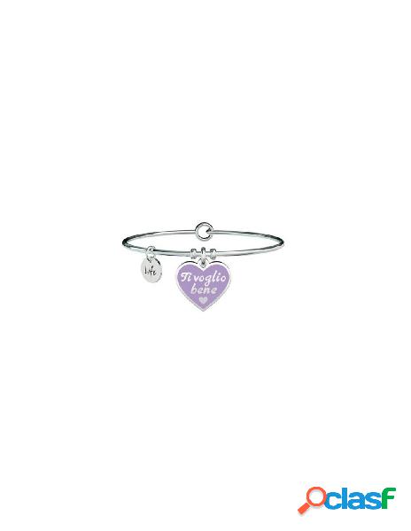 Bracciale KIDULT LOVE in acciaio 316L - 731609 CUORE Ti