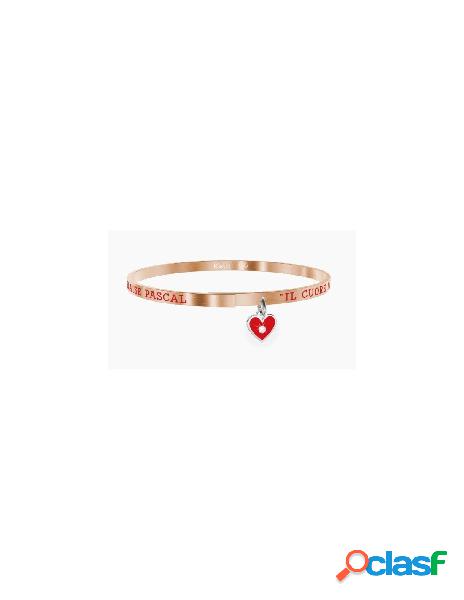 Bracciale KIDULT LOVE in acciaio 316L - 731732 Il cuore ha