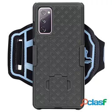 Bracciale sportivo 2 in 1 rimovibile per Samsung Galaxy S20