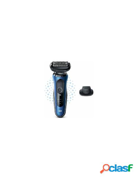 Braun - rasoio barba braun 61 b1200s serie 6 sensoflex blu e