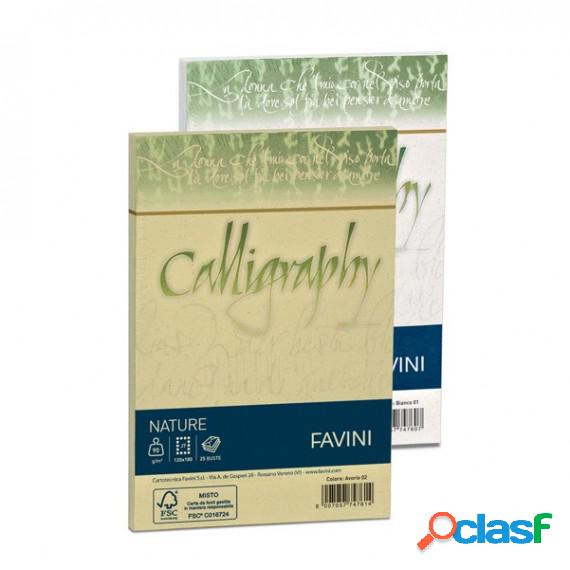 Busta Calligraphy Nature - 120 x 180 mm - 120 gr - mandorla