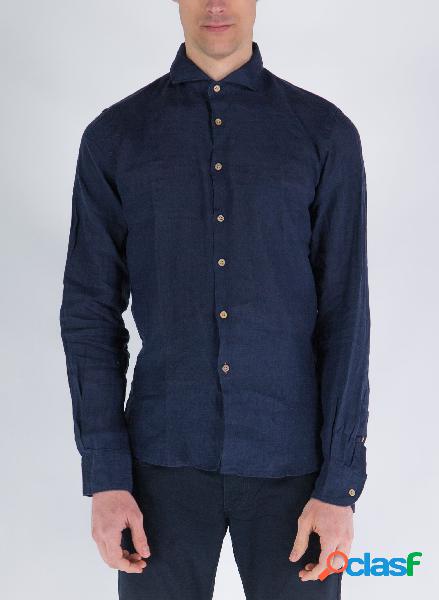 CAMICIA A MANICHE LUNGHE IN LINO