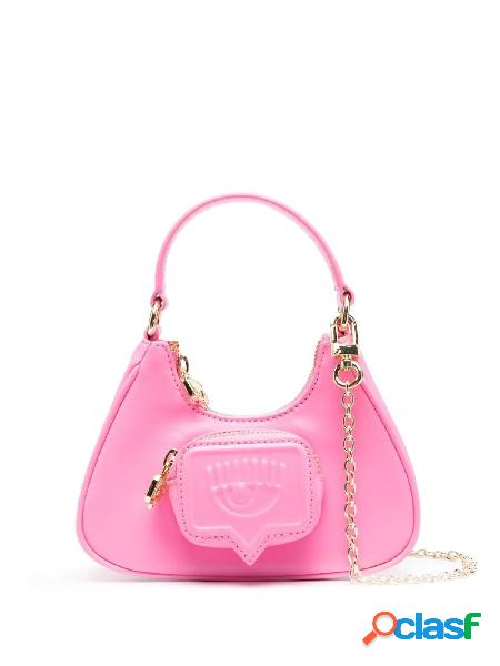 CHIARA FERRAGNI Borsa Vichy Mini con logo Eyelike Rosa