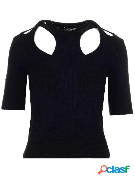 CHLOÉ TOP DONNA CHC21UMP22600001 ALTRI MATERIALI NERO