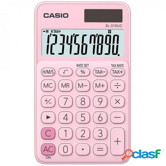Calcolatrice tascabile SL-310UC - 10 cifre - rosa - Casio