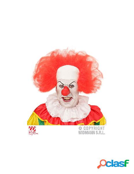 Calotta clown con capelli