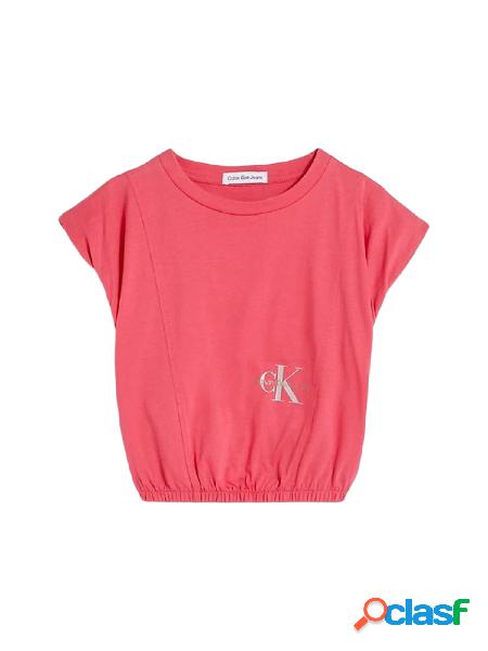 Calvin Klein Jeans T-shirt a maniche corte da bambina in
