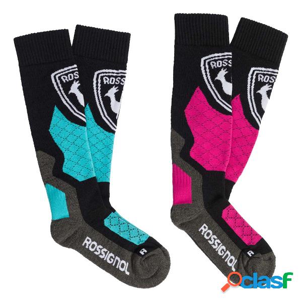 Calze Sci Rossignol Thermotech due paia (Colore: PINK