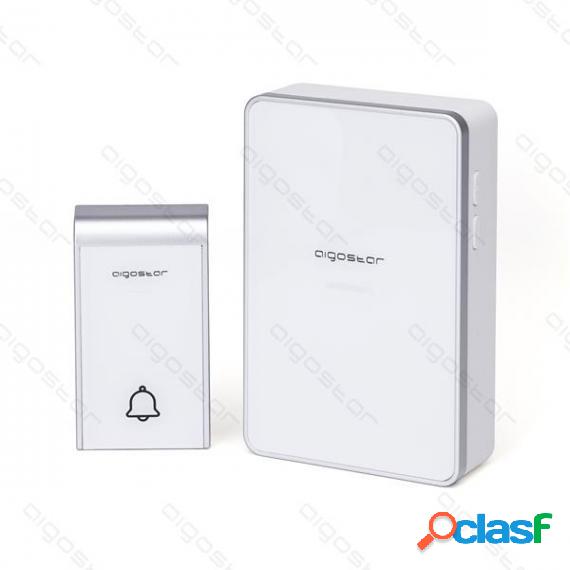 Campanello Wireless White E Silver Mod.2 Digitale -