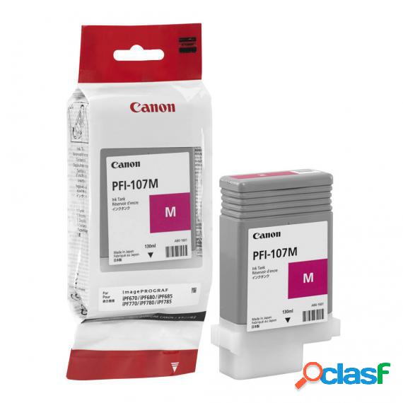 Canon Pfi-107M Magenta Originale Per Canon Ipf 670 Ipf 680