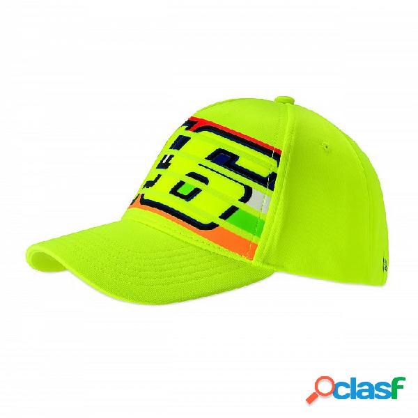 Cappellino VR46 46 STRIPES Giallo Fluo