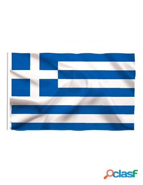 Carall - bandiera greca grecia 145x90cm in tessuto