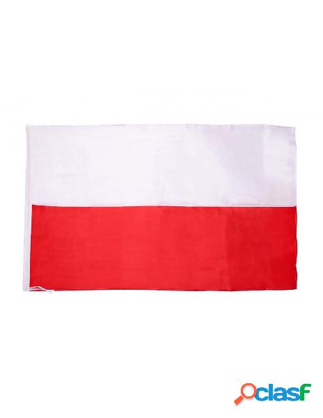 Carall - bandiera polacca polonia 145x90cm in tessuto