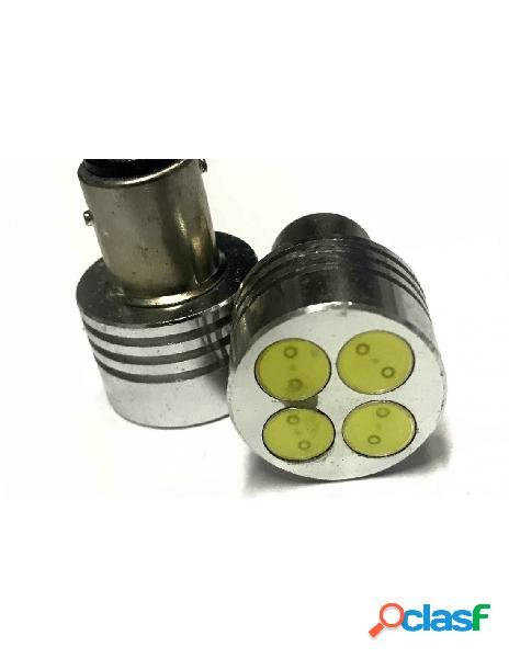 Carall - coppia 2 lampade led bay15d 1157 p21/5w con 4 power