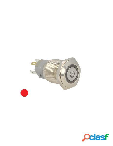 Carall - interruttore pulsante bilanciere rotondo 5 pin
