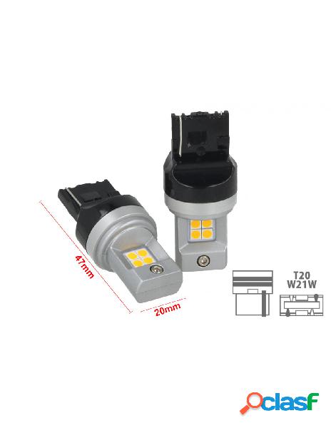 Carall - lampada led t20 w21w wy21w 7440 8 smd 3030