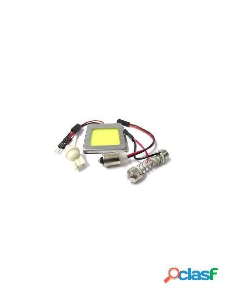 Carall - pannello lampada led cob 48 chip 12v 9,6w 42x37mm