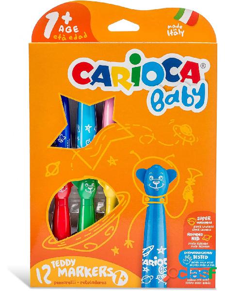 Carioca - carioca baby teddy markers 12 pennarelli per