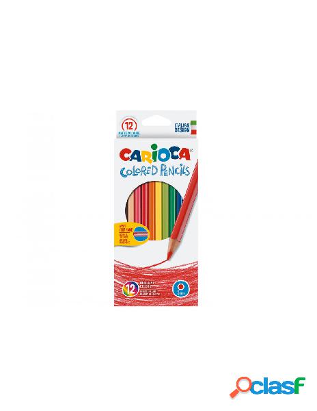 Carioca - pastelli colored pencils 12 pezzi carioca