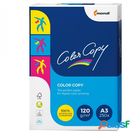 Carta Color Copy - A3 - 120 gr - bianco - Mondi - conf. 250