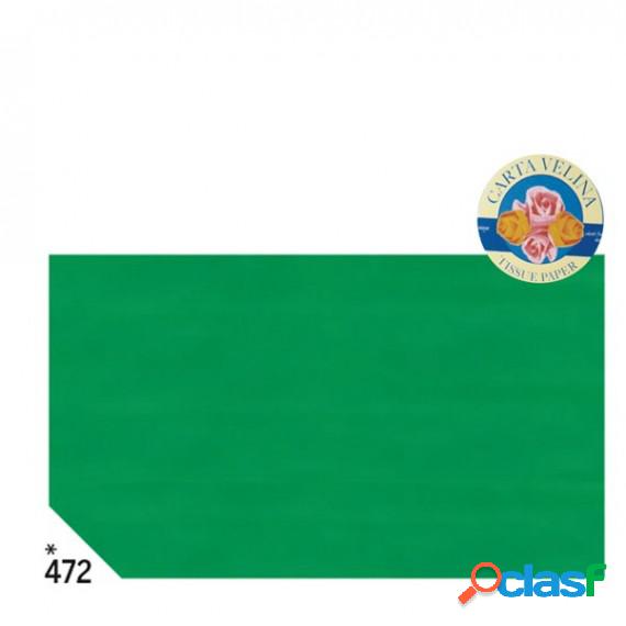 Carta velina - 50x70cm - 20 gr - verde prato 472 - Rex