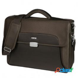 Cartella City Time Tessuto Marrone 42X31X15 Cm Niji
