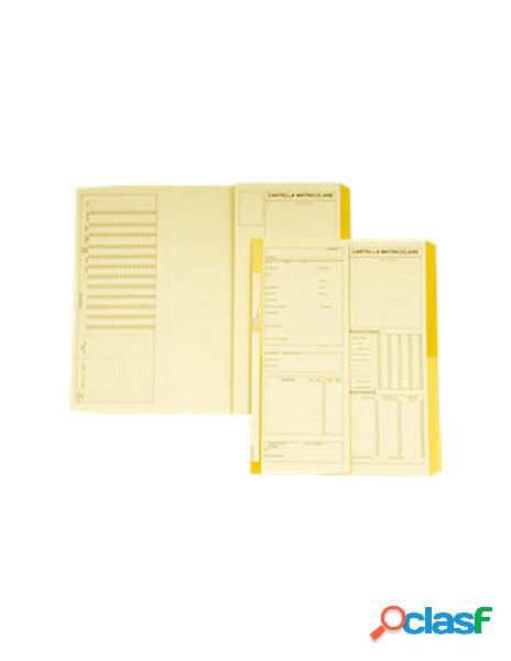 Cartellina matricolare con vano porta documenti (misura