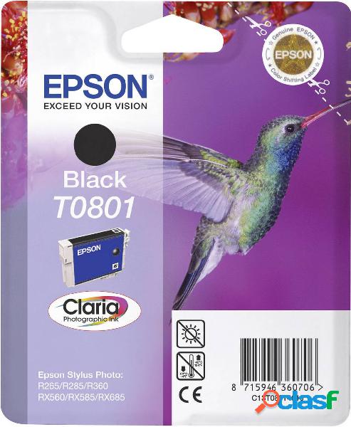 Cartuccia Epson Originale T0801 Nero C13T08014011