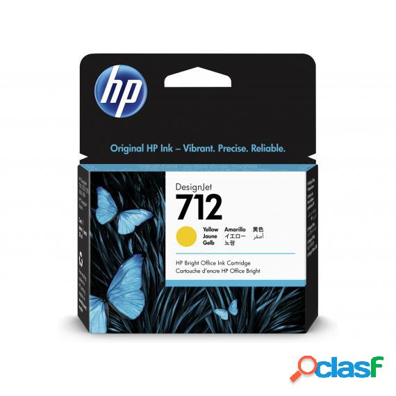 Cartuccia Hp 712 Giallo 3Ed69A Originale Per Hp Designjet