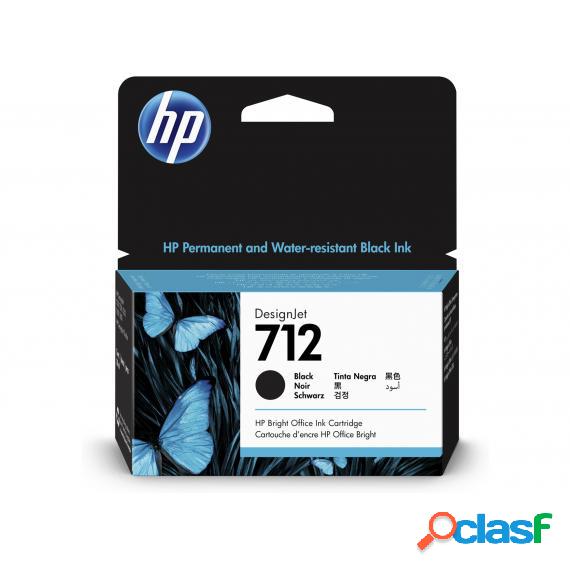 Cartuccia Hp 712 Nera 3Ed70A Originale Per Hp Designjet