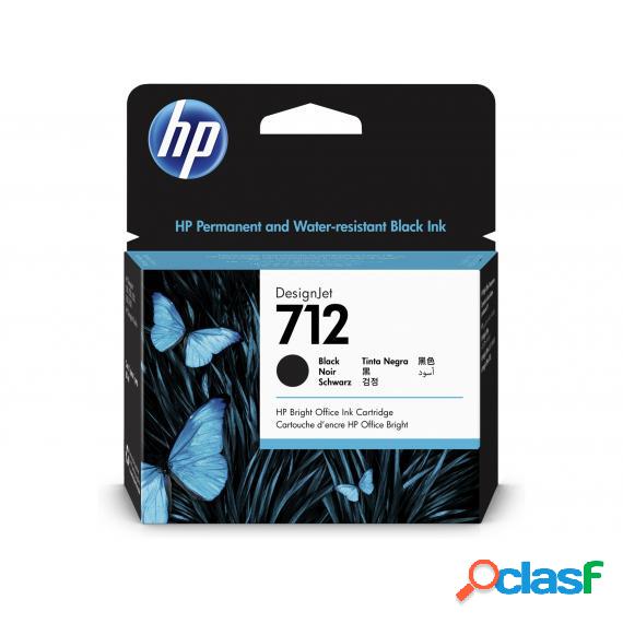 Cartuccia Hp 712 Nera Xl 3Ed71A Originale Per Hp Designjet