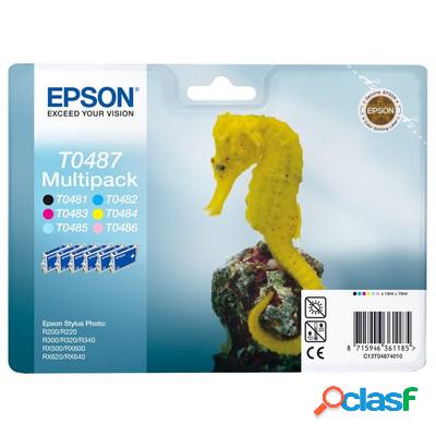 Cartuccia originale Epson C13T04874010 Multipack T0487