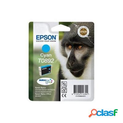Cartuccia originale Epson C13T08924011 T0892 Scimmia CIANO