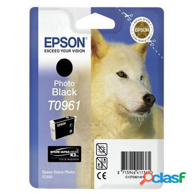 Cartuccia originale Epson C13T09614010 T0961 Lupo NERO