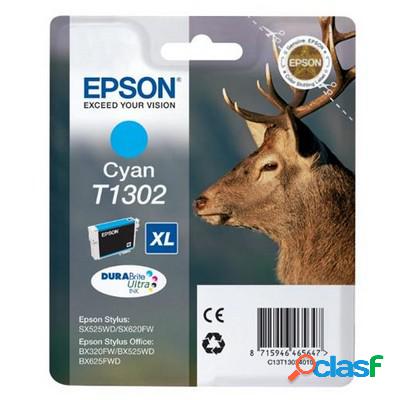 Cartuccia originale Epson C13T13024010 T1302 Cervo CIANO