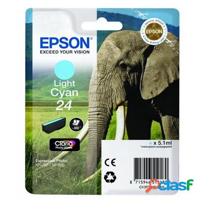 Cartuccia originale Epson C13T24254010 24 Elefante CIANO