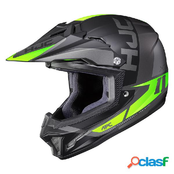 Casco cross bambino Hjc CL-XY I Creed Verde Nero