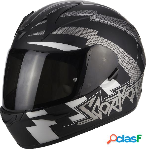 Casco integrale Scorpion EXO 390 PATRIOT Nero Opaco Argento