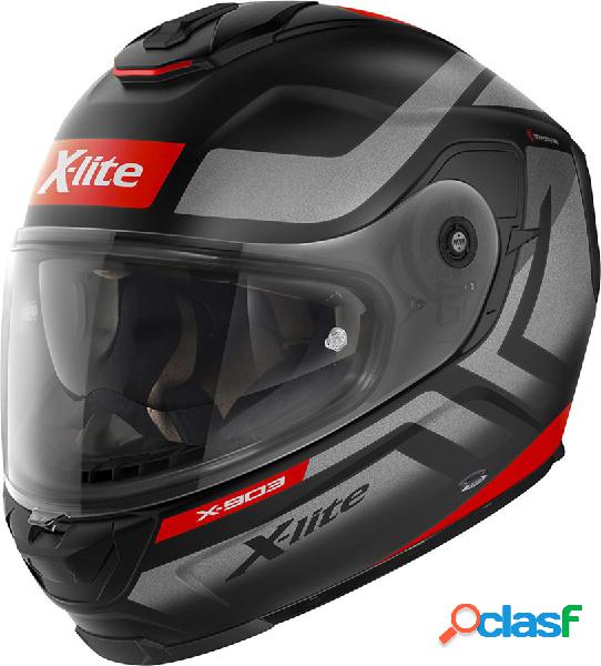 Casco integrale X-Lite X-903 AIRBORNE N-COM in fibra Nero