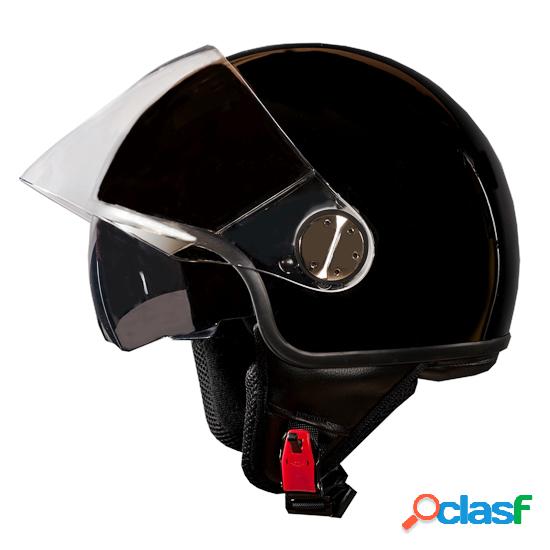 Casco jet One Eden Nero lucido