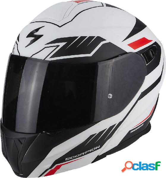 Casco modulare Scorpion EXO 920 SHUTTLE Bianco Opaco Nero