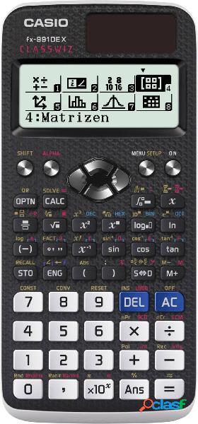 Casio FX-991DE X Calcolatrice tecnica scientifica Nero