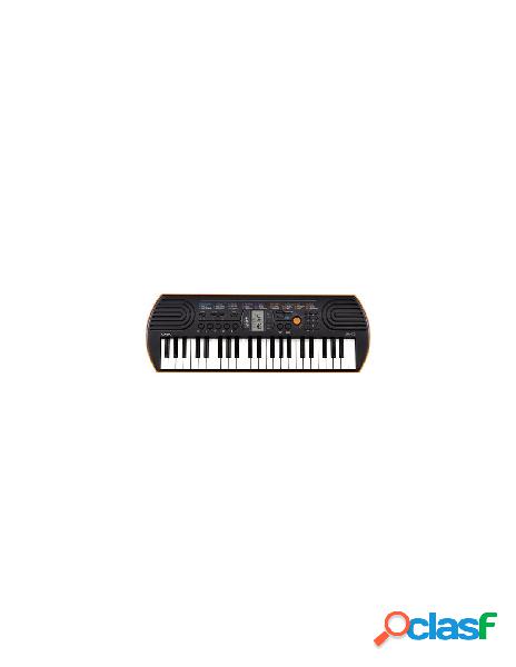 Casio - tastiera musicale casio mini sa 76 nero e arancio