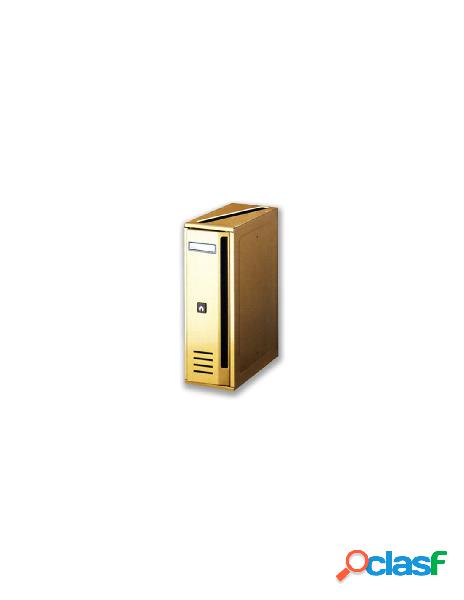 Cassetta posta alubox 20c1rv br cubo bronzo